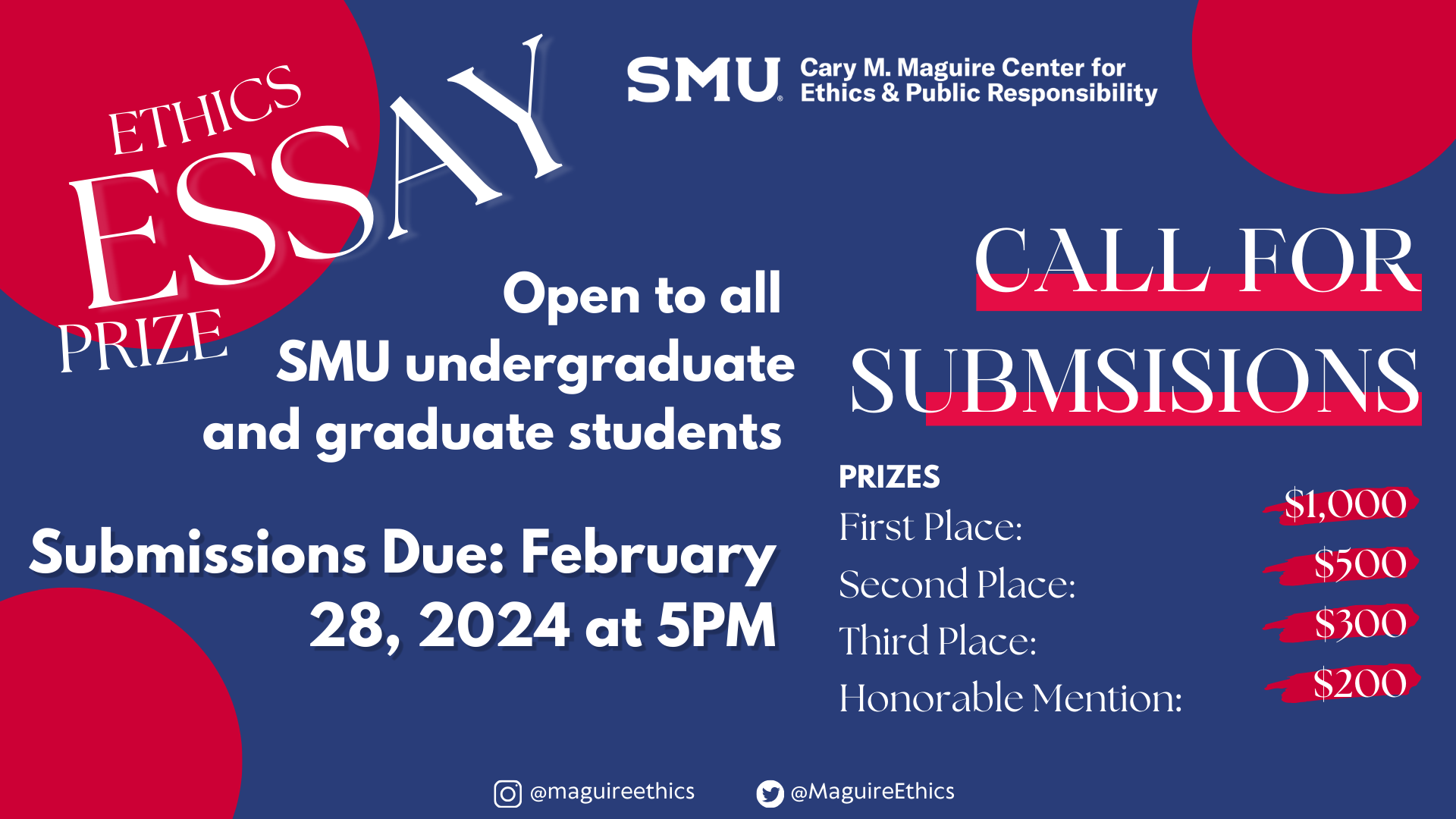 Cary M. Maguire Center for Ethics and Public Responsibility - SMU (Southern  Methodist University)